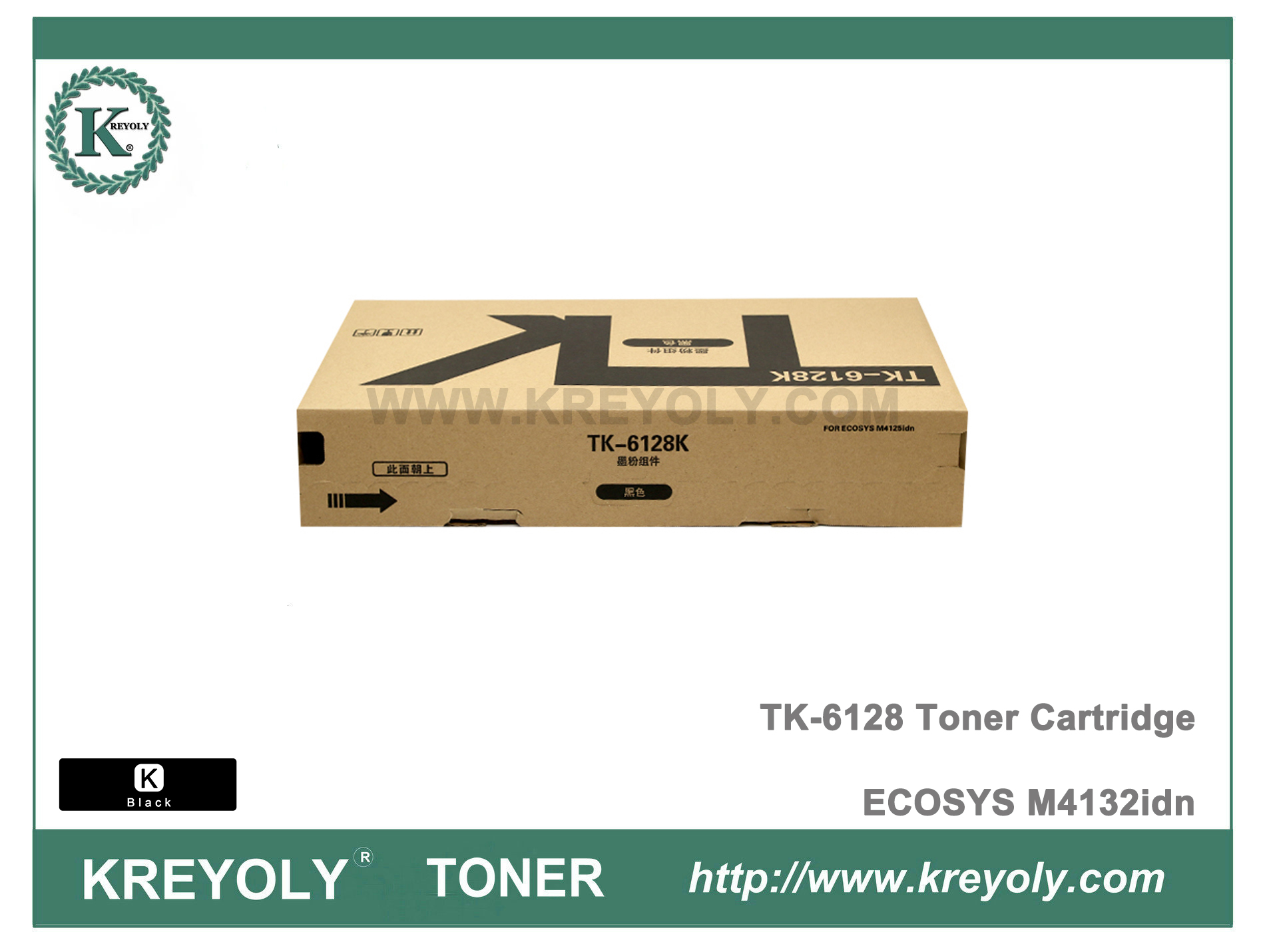 Cartucho de tóner TK-6128 para ECOSYS M4132idn
