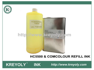Tinta compatible con tinta comcolor para HC5500 COMCOLOUR Amarillo