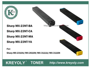 Cartucho de tóner de color Sharp MX-23 compatible con ahorro de costes