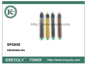 Cartucho de tóner de color Ricoh SPC830 de alta calidad para Ricoh SPC830 / 831