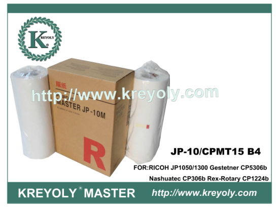 Ricoh Stencil Master para JP10 / CPMT15 B4