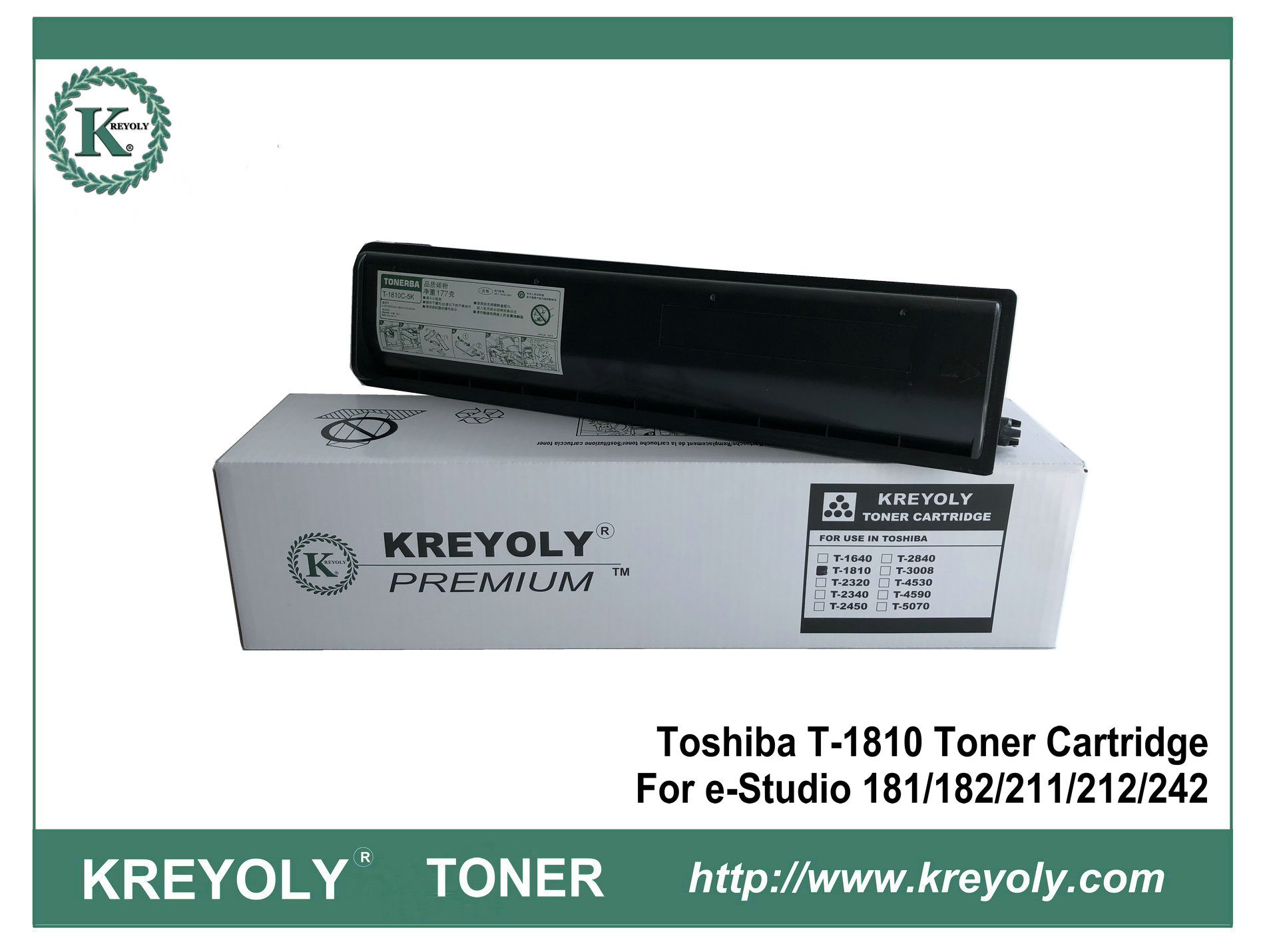 Toshiba T-1810 Cartucho de tóner para E STUDIO 181/182/211/212/242