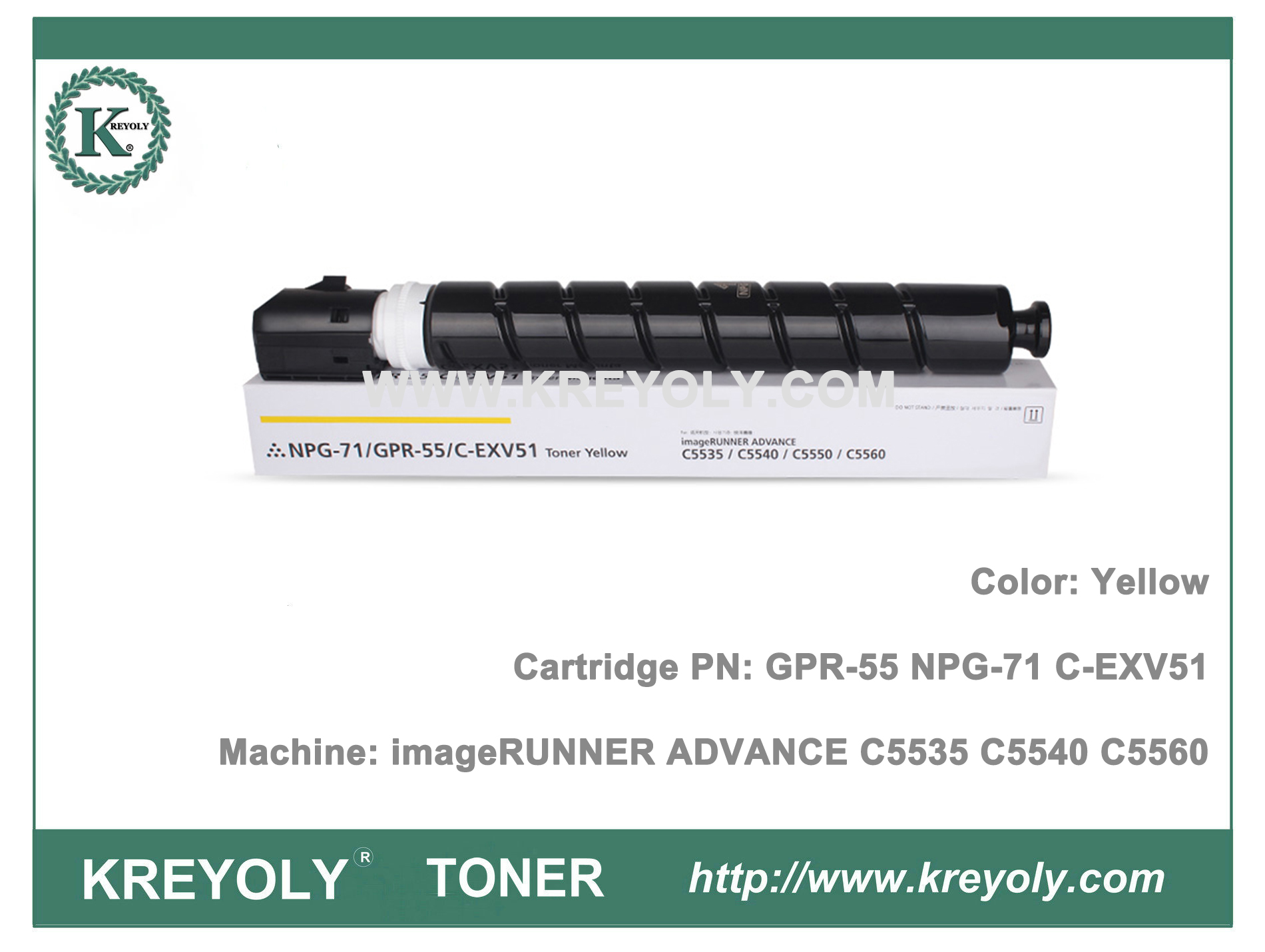 NPG71 GPR55 C-EXV51 Cartucho de tóner para imageRunner ADVANCE C5560 C5550 C5540 C5535
