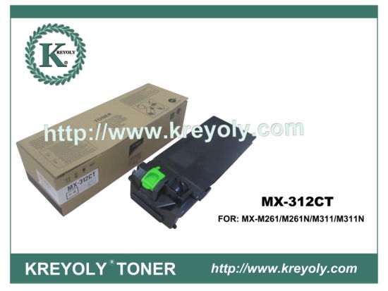 Toner de copiadora de alta calidad para Sharp MX-312 CT / FT / T / NT / AT