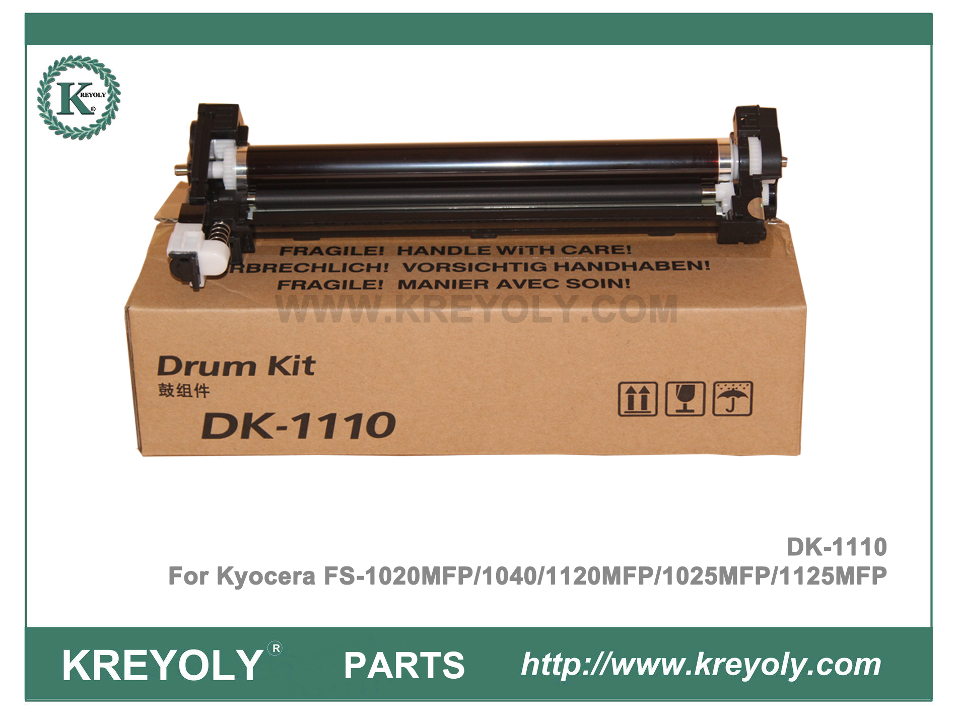 Unidad de tambor DK1110 para Kyocera FS-1020MFP FS1040 FS1120MFP FS1025MFP FS1125MFP