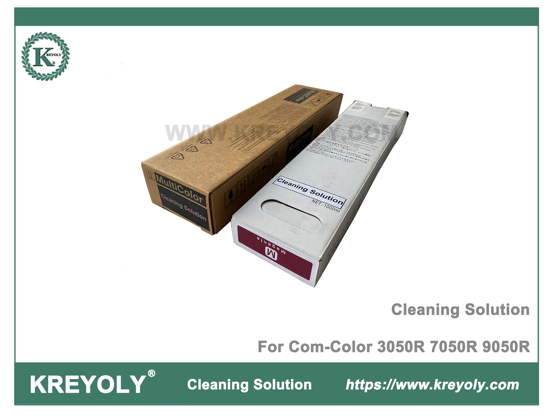 Solución de limpieza RISO para Comcolor 7050R 3050R 9050R Líquido de limpieza
